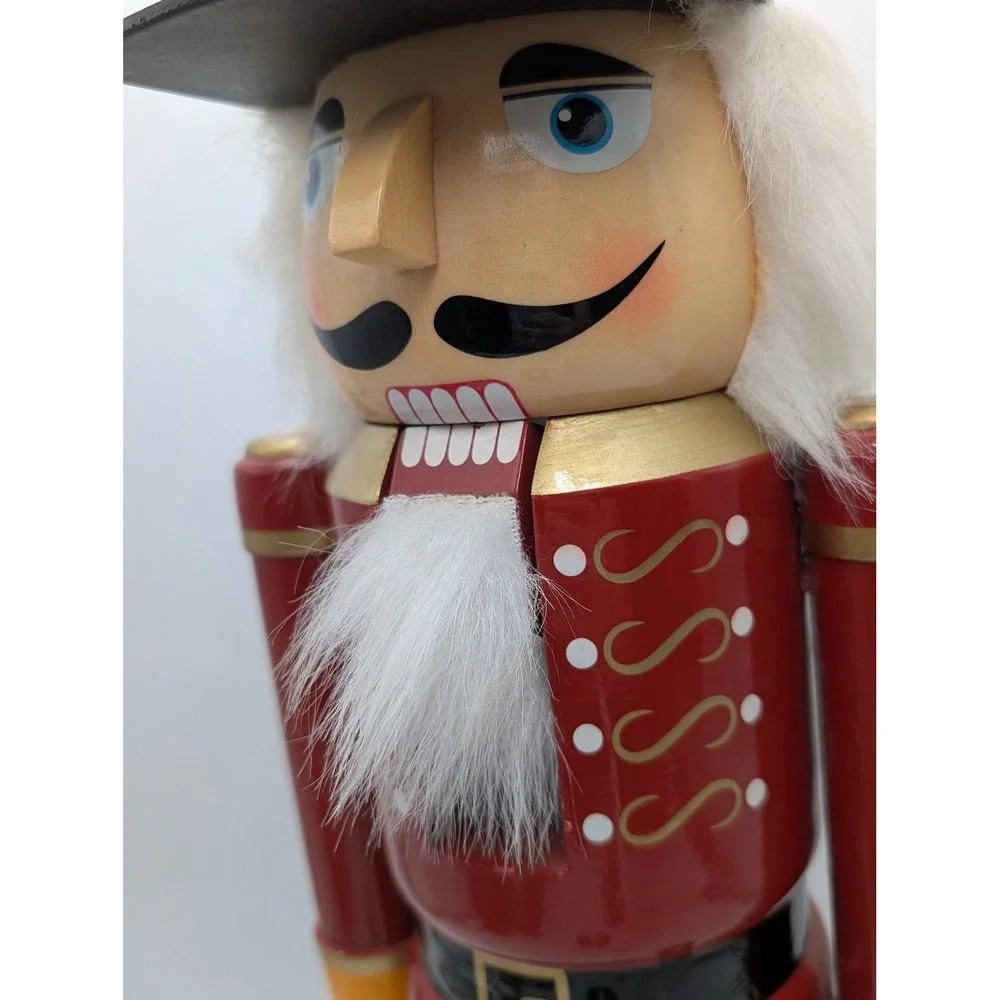 Nutcracker 24in Red Soldier Traditional Wood Christmas Decor Christmas Wood VTG
